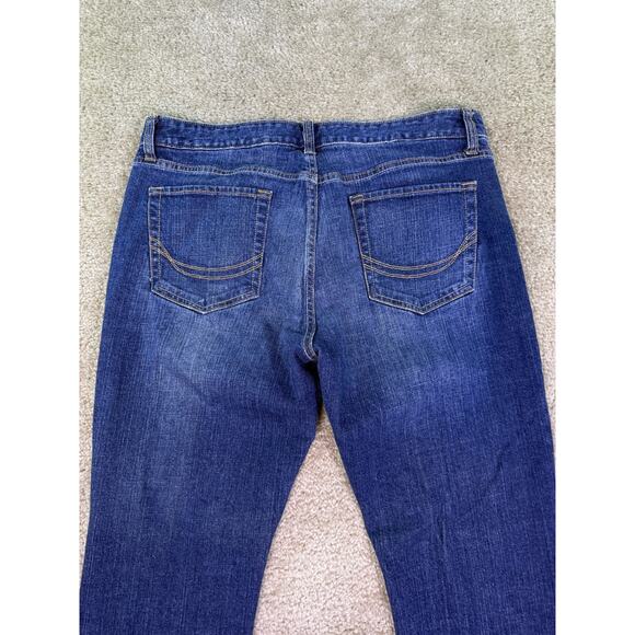 Old Navy The Dreamer Jeans Size 12 Boot Cut Dark Wash Western Y2K 34x30 D306 - Picture 5 of 13